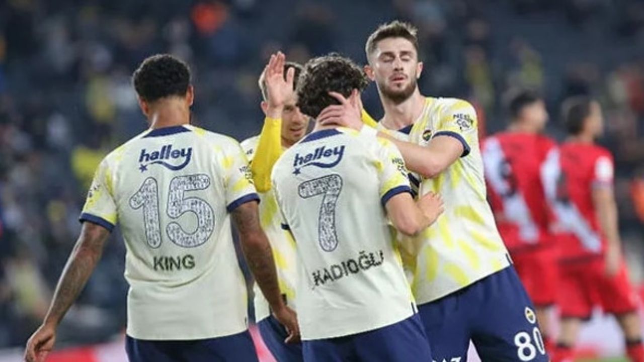 Hazırlık Maçı: Fenerbahçe 3 - 1 Rayo Vallecano (Goller)