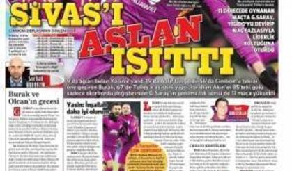 Manşetleri ısıttık! Galatasaray 3 Sivasspor 2