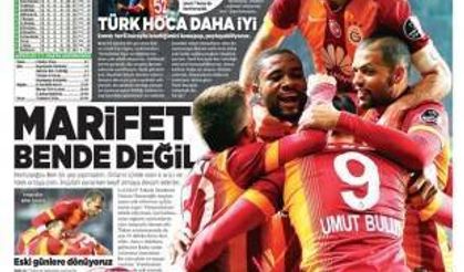 14 Aralık 2014 Galatasaray Gazete Manşetleri