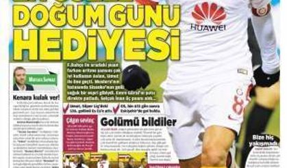Eskişehirspor 1 - Galatasaray 2 Gazete manşetleri