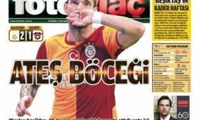 Galatasaray Gaziantepspor Gazete manşetleri