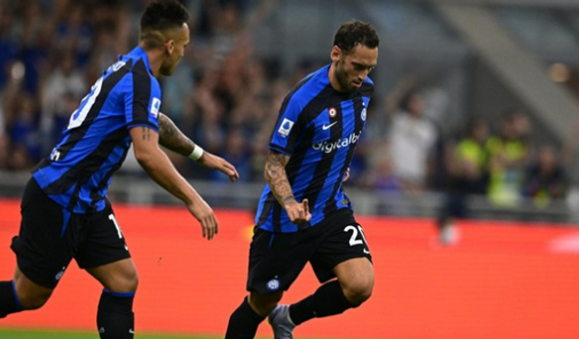 Hakan Çalhanoğlu golünü attı, Inter dolu dizgin devam ediyor