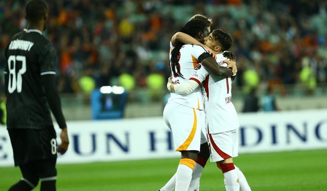 Bakü'de kazanan Galatasaray: 1-2