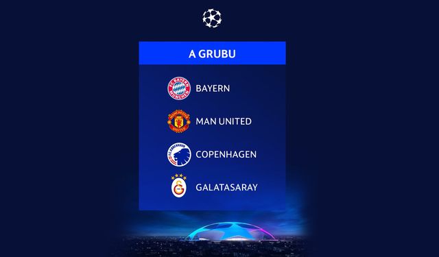 Galatasaray'ın Şampiyonlar Ligi fikstürü açıklandı! İşte grup maçlarının tarihleri