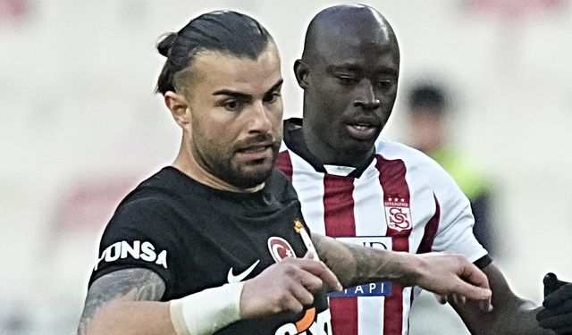 Galatasaray Sivas'da 2 puan bıraktı: 1-1