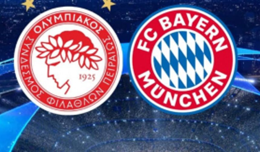 Olympiakos - Bayern Münih maçını hangi kanal yayınlayacak, saat kaçta?