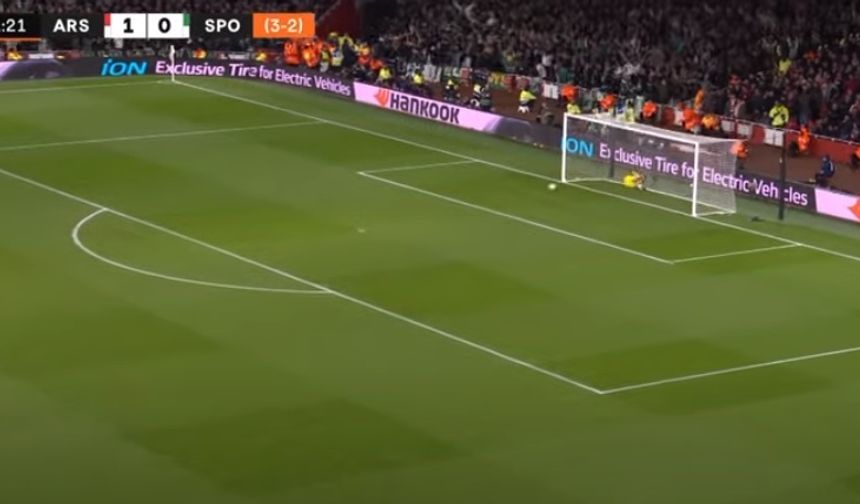 Pedro Gonçalves orta sahadan attı