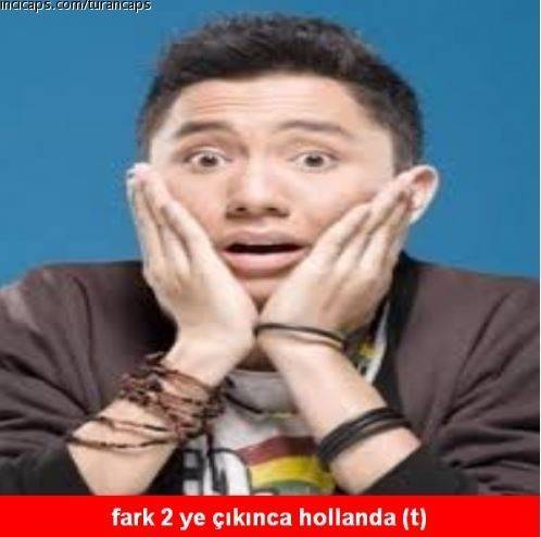 Türkiye-Hollanda caps'leri