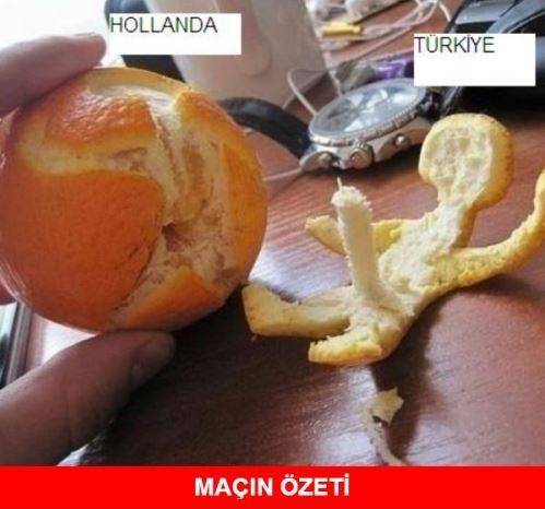 Türkiye-Hollanda caps'leri