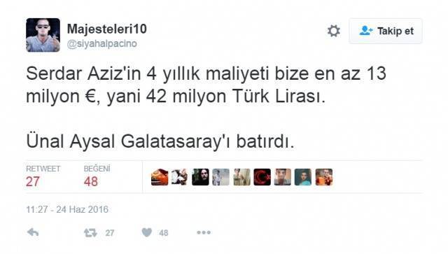 Serdar Aziz oynamadığı maçta prim alacak