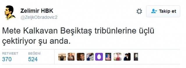 Mete Kalkavan yine görevini yaptı