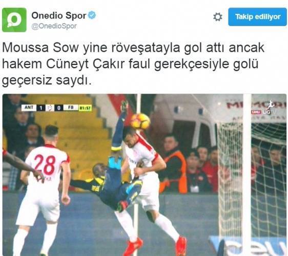 Yekta attı, sosyal medya karıştı