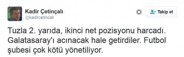 Tuzlaspor maçı taraftarı kızdırdı