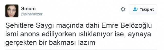 Şehitlere saygı maçı gündem oldu