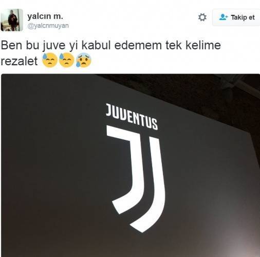 Juventus'un yeni logosu olay oldu