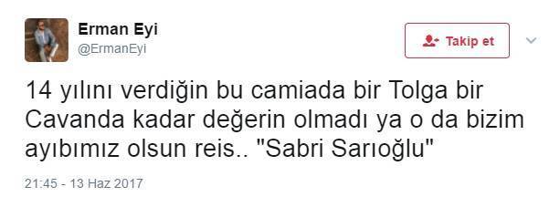 Sabri Sarıoğlu sosyal medyayı salladı